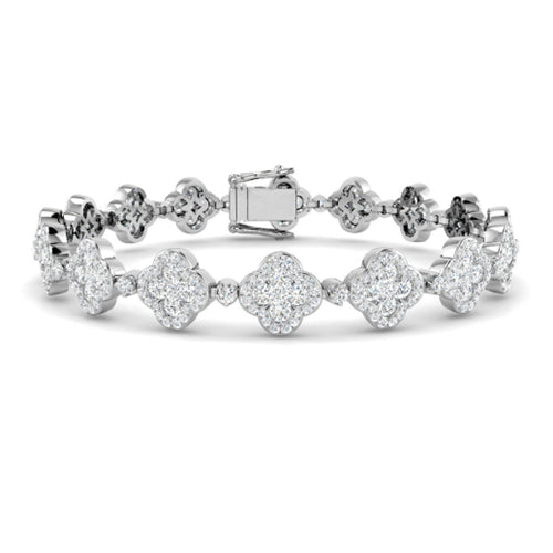 Diamond Clover Bracelet