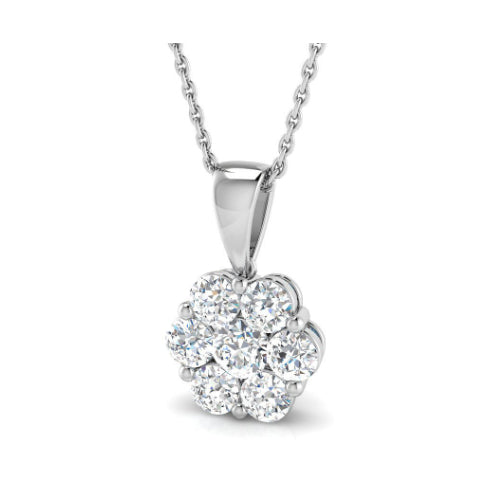 Diamond Cluster Pendant